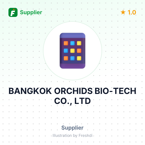 BANGKOK ORCHIDS BIO-TECH CO., LTD – summary card, no photo uploaded yet