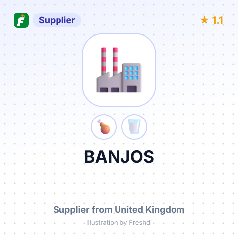 BANJOS – summary card, no photo uploaded yet