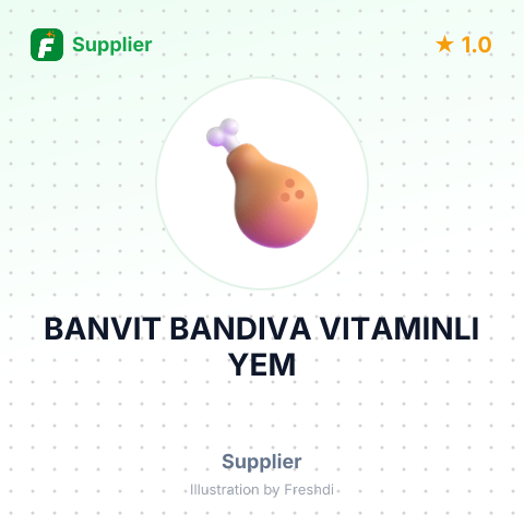 BANVIT BANDIVA VITAMINLI YEM – summary card, no photo uploaded yet