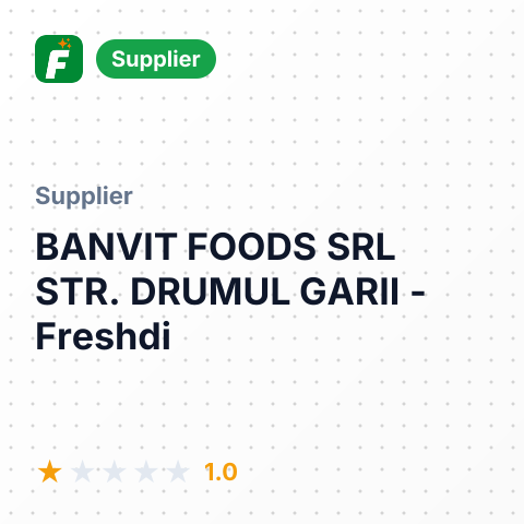 BANVIT FOODS SRL STR. DRUMUL GARII – summary card, no photo uploaded yet