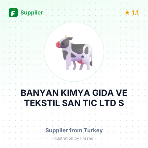 BANYAN KIMYA GIDA VE TEKSTIL SAN TIC LTD S – summary card, no photo uploaded yet