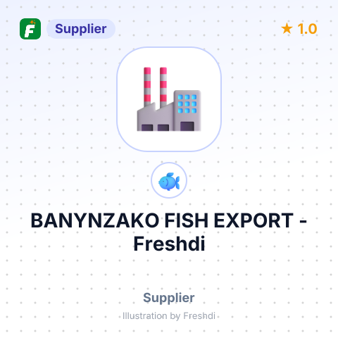 BANYNZAKO FISH EXPORT – summary card, no photo uploaded yet