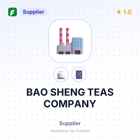 BAO SHENG TEAS COMPANY – summary card, no photo uploaded yet
