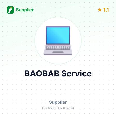 BAOBAB Service – summary card, no photo uploaded yet