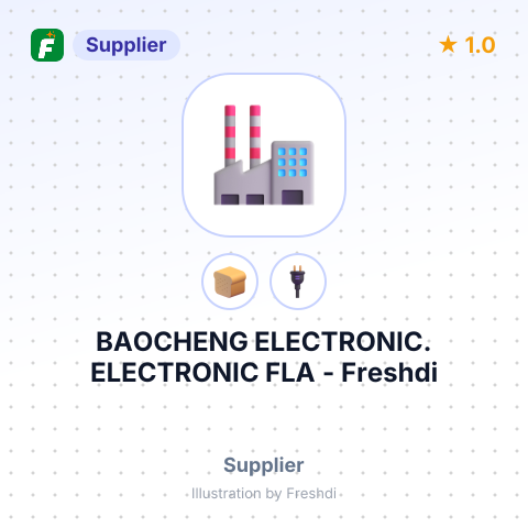 BAOCHENG ELECTRONIC. ELECTRONIC FLA – summary card, no photo uploaded yet
