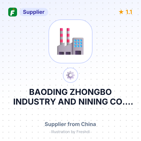 BAODING ZHONGBO INDUSTRY AND NINING CO., LTD – summary card, no photo uploaded yet