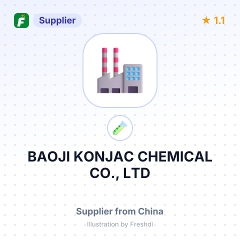 BAOJI KONJAC CHEMICAL CO., LTD – summary card, no photo uploaded yet