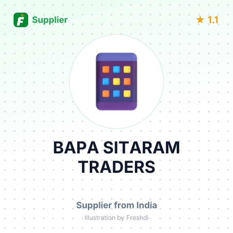 BAPA SITARAM TRADERS – summary card, no photo uploaded yet
