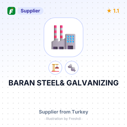 BARAN STEEL& GALVANIZING – summary card, no photo uploaded yet