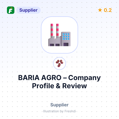 BARIA AGRO – summary card, no photo uploaded yet