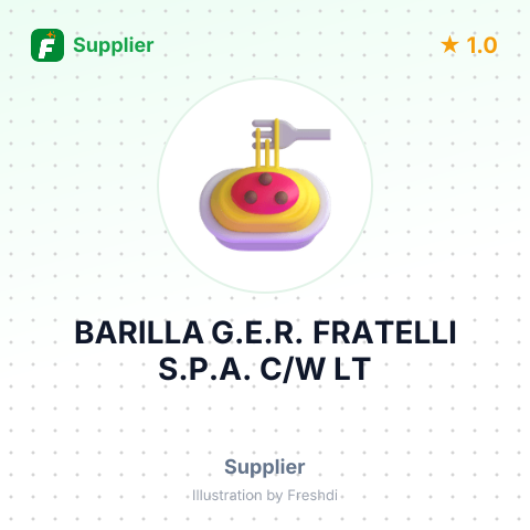 BARILLA G.E.R. FRATELLI S.P.A. C/W LT – summary card, no photo uploaded yet