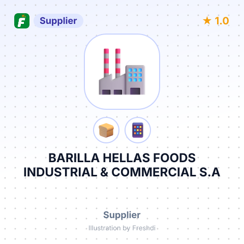 BARILLA HELLAS FOODS INDUSTRIAL & COMMERCIAL S.A – summary card, no photo uploaded yet
