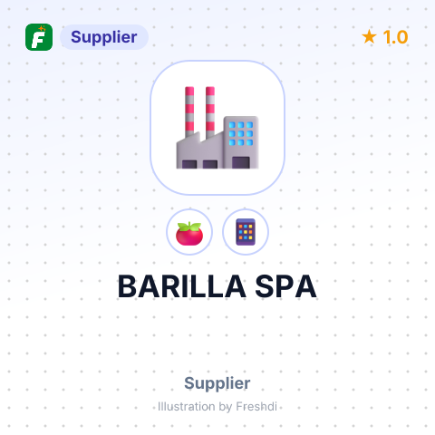 BARILLA SPA – summary card, no photo uploaded yet