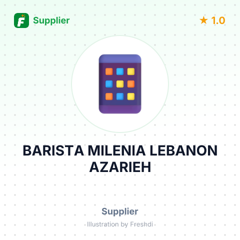 BARISTA MILENIA LEBANON AZARIEH – summary card, no photo uploaded yet