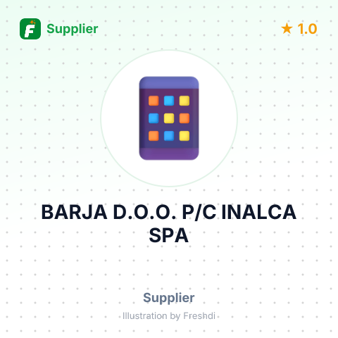 BARJA D.O.O. P/C INALCA SPA – summary card, no photo uploaded yet
