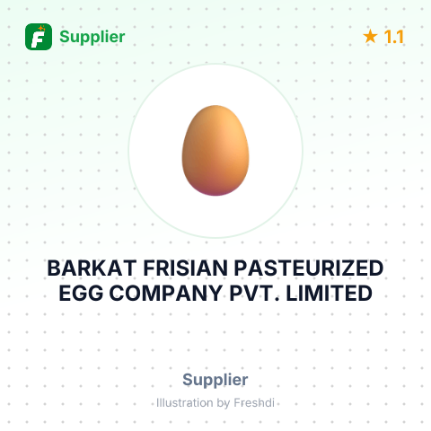 BARKAT FRISIAN PASTEURIZED EGG COMPANY PVT. LIMITED – summary card, no photo uploaded yet