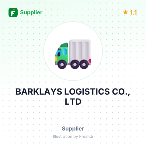 BARKLAYS LOGISTICS CO., LTD – summary card, no photo uploaded yet