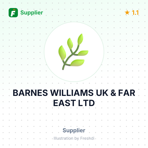 BARNES WILLIAMS UK & FAR EAST LTD – summary card, no photo uploaded yet