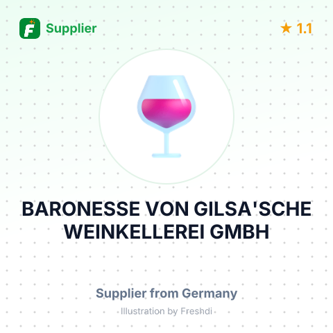 BARONESSE VON GILSA'SCHE WEINKELLEREI GMBH – summary card, no photo uploaded yet