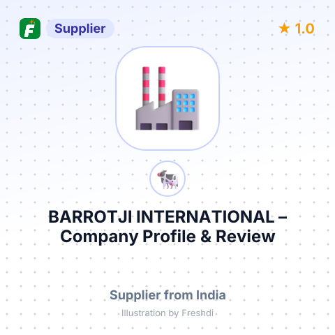 BARROTJI INTERNATIONAL – summary card, no photo uploaded yet