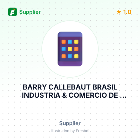 BARRY CALLEBAUT BRASIL INDUSTRIA & COMERCIO DE PRODUTOS ALIMENTICIOS LTDA – summary card, no photo uploaded yet