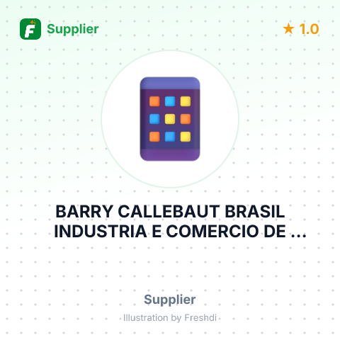 BARRY CALLEBAUT BRASIL INDUSTRIA E COMERCIO DE PRODUTOS ALIM – summary card, no photo uploaded yet