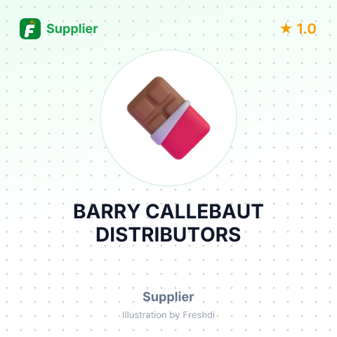 BARRY CALLEBAUT DISTRIBUTORS – summary card, no photo uploaded yet