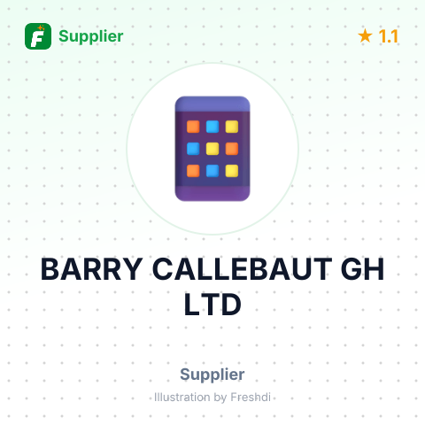 BARRY CALLEBAUT GH LTD – summary card, no photo uploaded yet