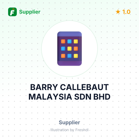 BARRY CALLEBAUT MALAYSIA SDN BHD – summary card, no photo uploaded yet