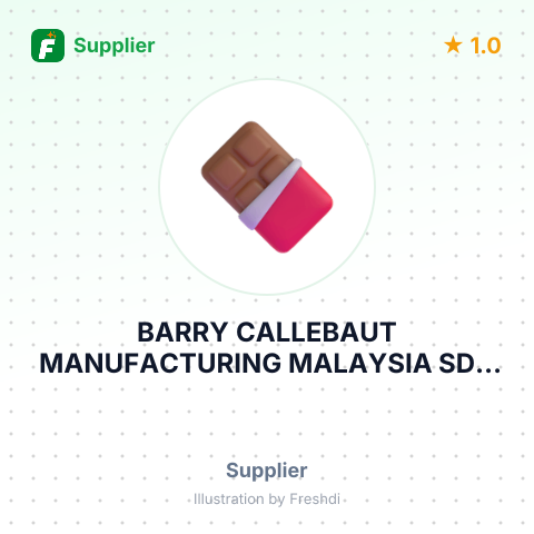 BARRY CALLEBAUT MANUFACTURING MALAYSIA SDN BHD PL – summary card, no photo uploaded yet