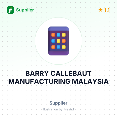 BARRY CALLEBAUT MANUFACTURING MALAYSIA – summary card, no photo uploaded yet