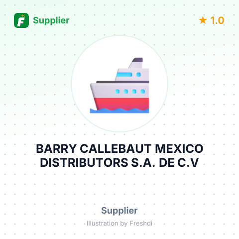 BARRY CALLEBAUT MEXICO DISTRIBUTORS S.A. DE C.V – summary card, no photo uploaded yet