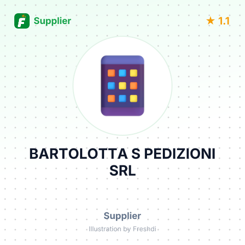 BARTOLOTTA S PEDIZIONI SRL – summary card, no photo uploaded yet