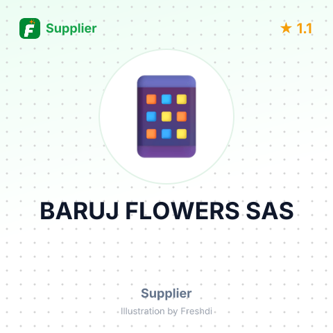 BARUJ FLOWERS SAS – summary card, no photo uploaded yet