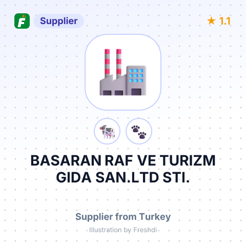 BASARAN RAF VE TURIZM GIDA SAN.LTD STI. – summary card, no photo uploaded yet