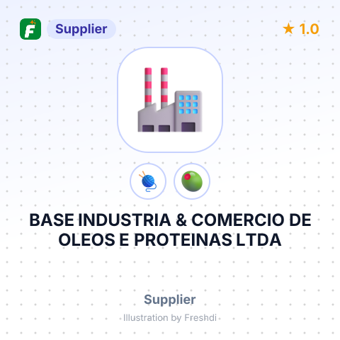 BASE INDUSTRIA & COMERCIO DE OLEOS E PROTEINAS LTDA – summary card, no photo uploaded yet