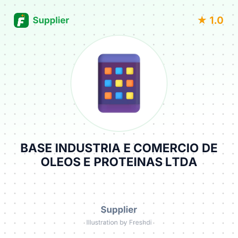 BASE INDUSTRIA E COMERCIO DE OLEOS E PROTEINAS LTDA – summary card, no photo uploaded yet