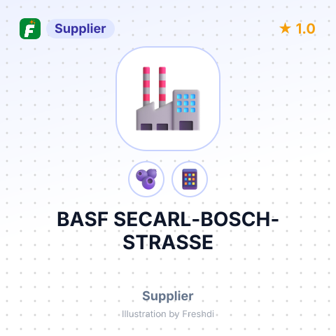 BASF SECARL-BOSCH-STRASSE – summary card, no photo uploaded yet