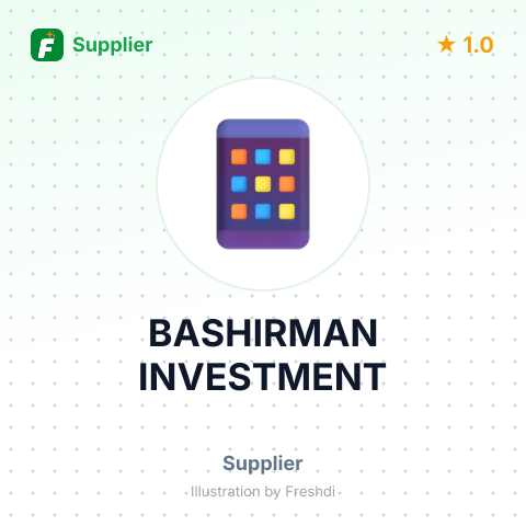 BASHIRMAN INVESTMENT – summary card, no photo uploaded yet