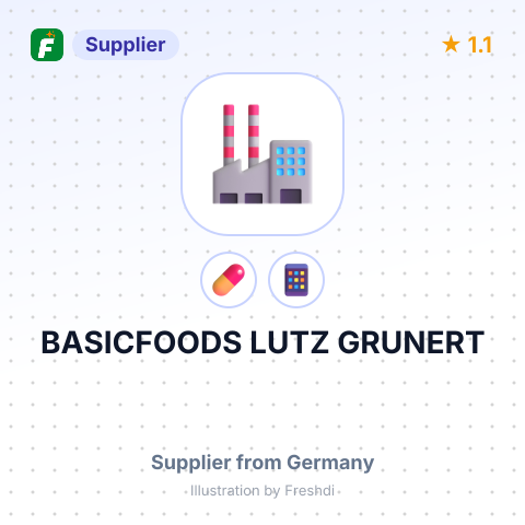 BASICFOODS LUTZ GRUNERT – summary card, no photo uploaded yet