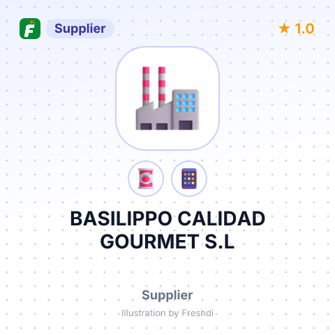 BASILIPPO CALIDAD GOURMET S.L – summary card, no photo uploaded yet