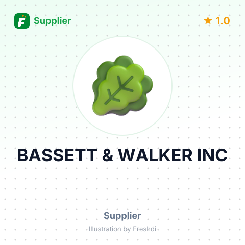 BASSETT & WALKER INC – summary card, no photo uploaded yet