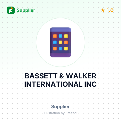 BASSETT & WALKER INTERNATIONAL INC – summary card, no photo uploaded yet