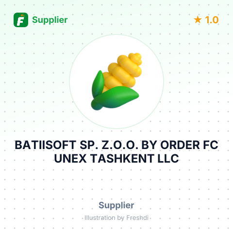 BATIISOFT SP. Z.O.O. BY ORDER FC UNEX TASHKENT LLC – summary card, no photo uploaded yet