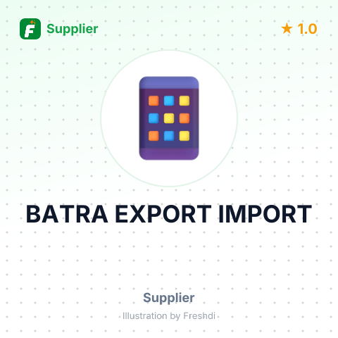 BATRA EXPORT IMPORT – summary card, no photo uploaded yet