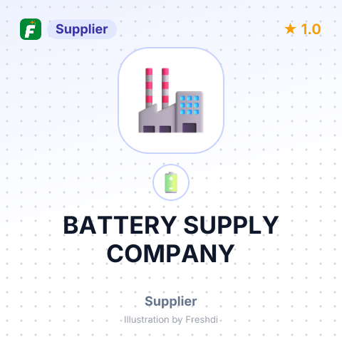 BATTERY SUPPLY COMPANY – summary card, no photo uploaded yet