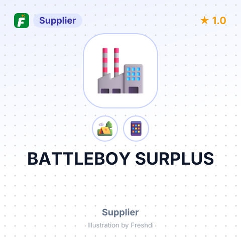 BATTLEBOY SURPLUS – summary card, no photo uploaded yet