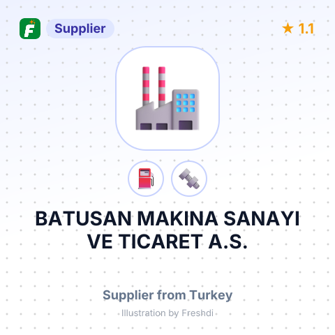 BATUSAN MAKINA SANAYI VE TICARET A.S. – summary card, no photo uploaded yet
