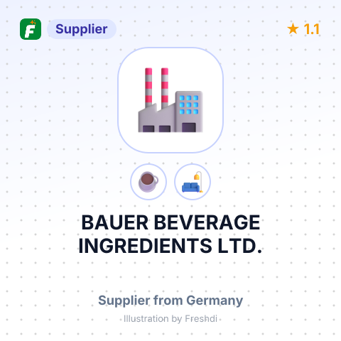 BAUER BEVERAGE INGREDIENTS LTD. – summary card, no photo uploaded yet
