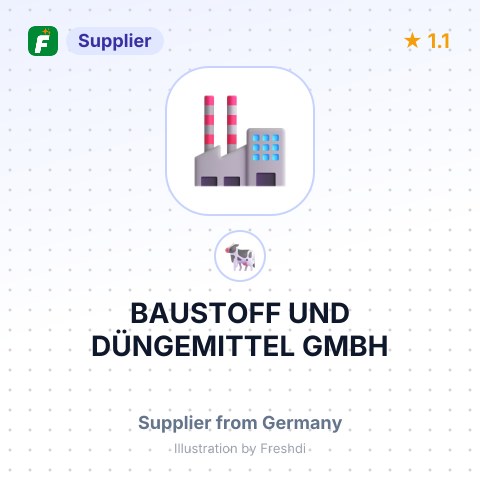 BAUSTOFF UND DÜNGEMITTEL GMBH – summary card, no photo uploaded yet